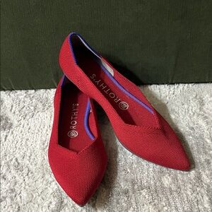 Rothy's Women's Red Flats